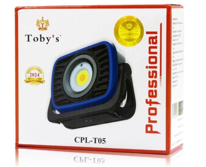 مصباح LED مغناطيسي محمول CPL-T05 من Toby's