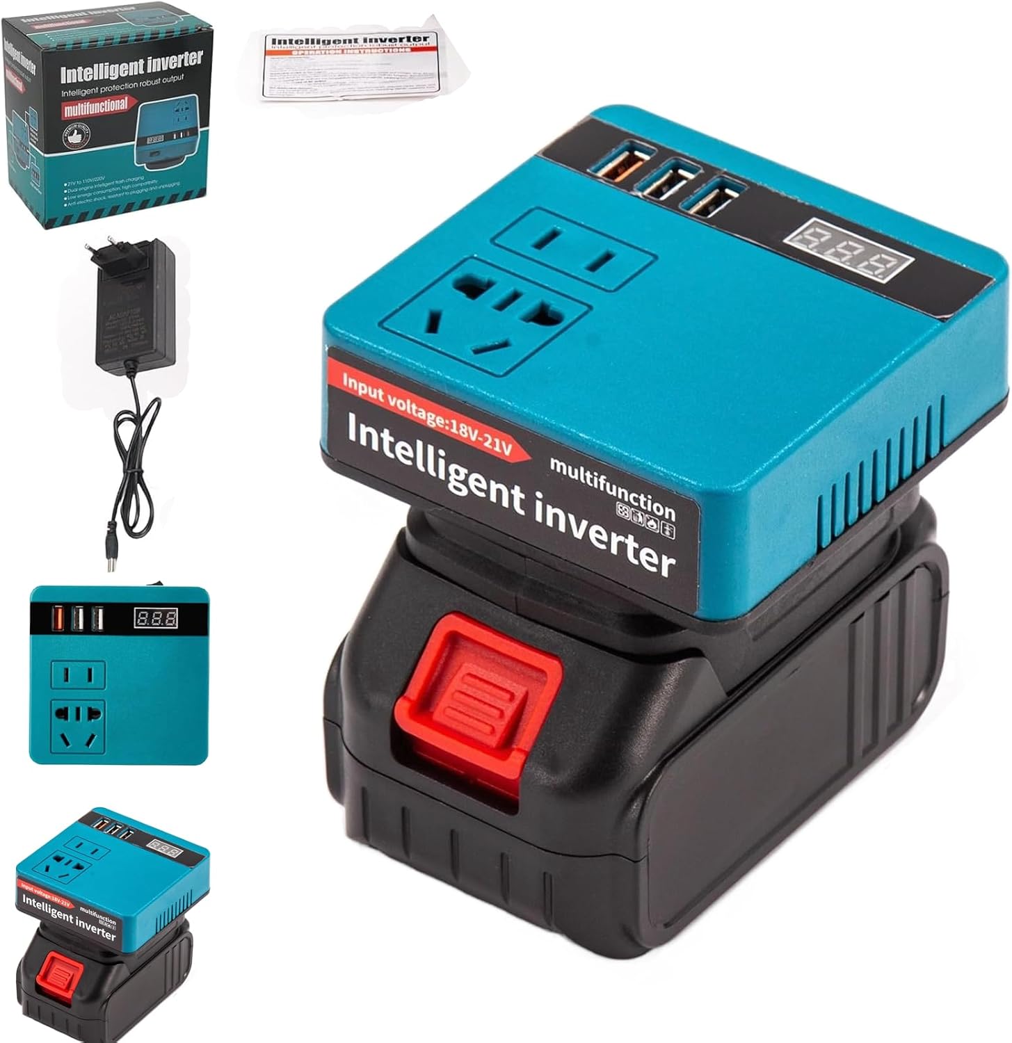 عاكس ذكي مع بطارية ليثيوم