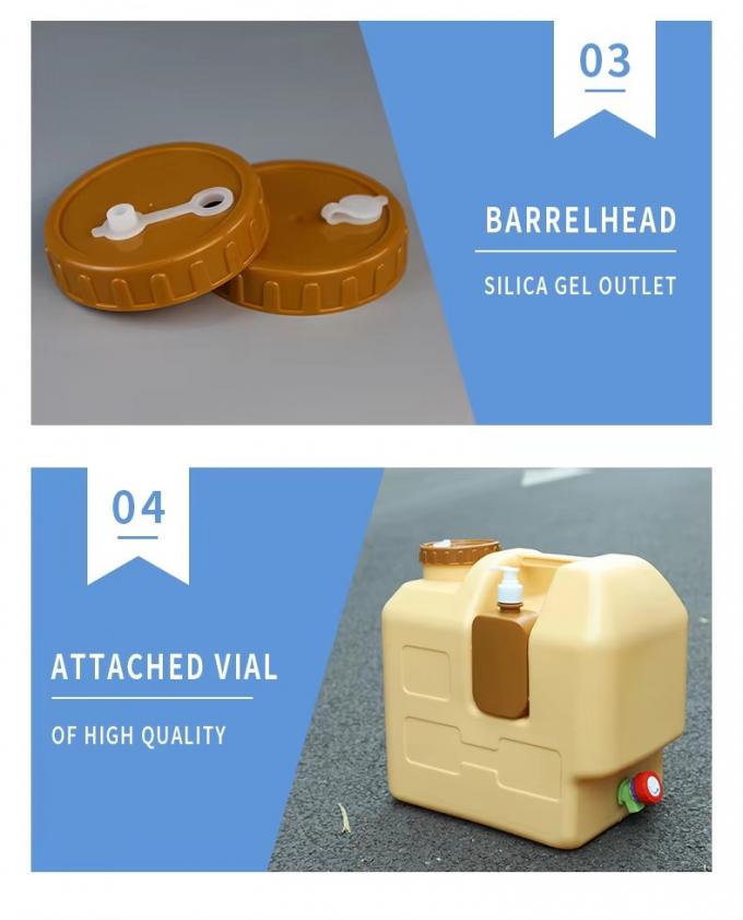 دلو ماء متعدد الاستخدامات سعة 20 لترًا مع صنبور