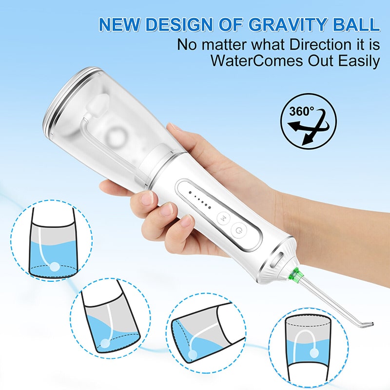 جهاز تنظيف الأسنان بالماء المحمول عن طريق الفم مع 5 أوضاع وسعة بطارية كبيرة عالية التردد-بي 11