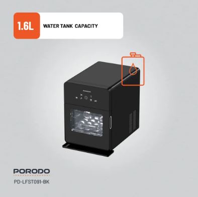 آلة صنع الثلج Porodo Lifestyle Sphere - أسود