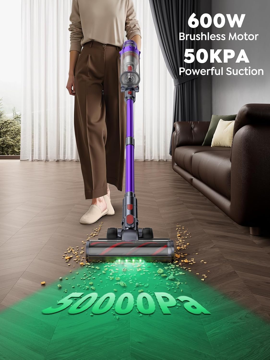 مكنسة كهربائية لاسلكية SMOTURE VAC02