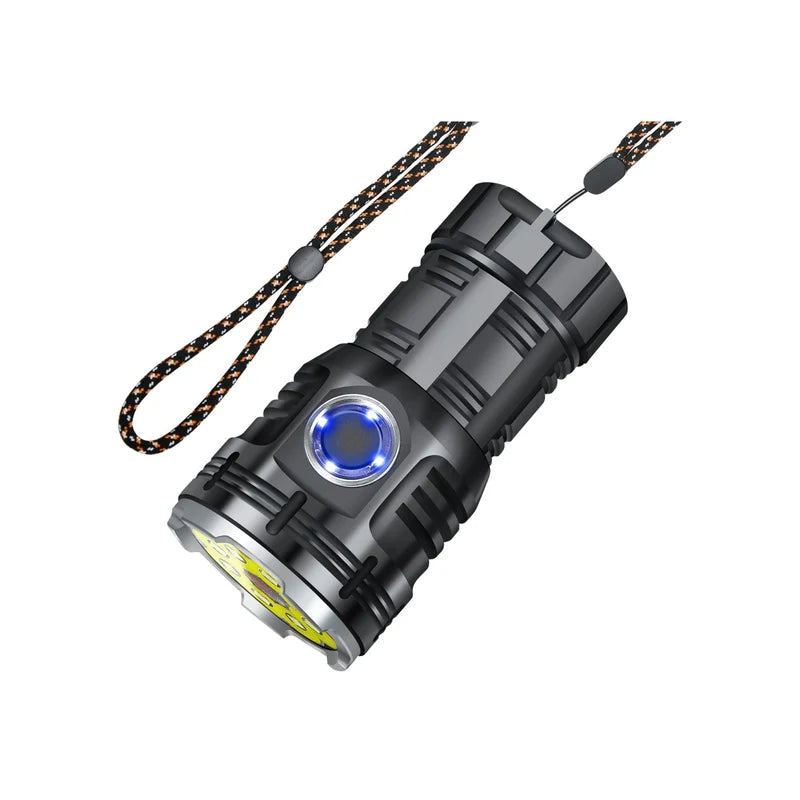 مصباح يدوي قوي متعدد الوظائف EDC