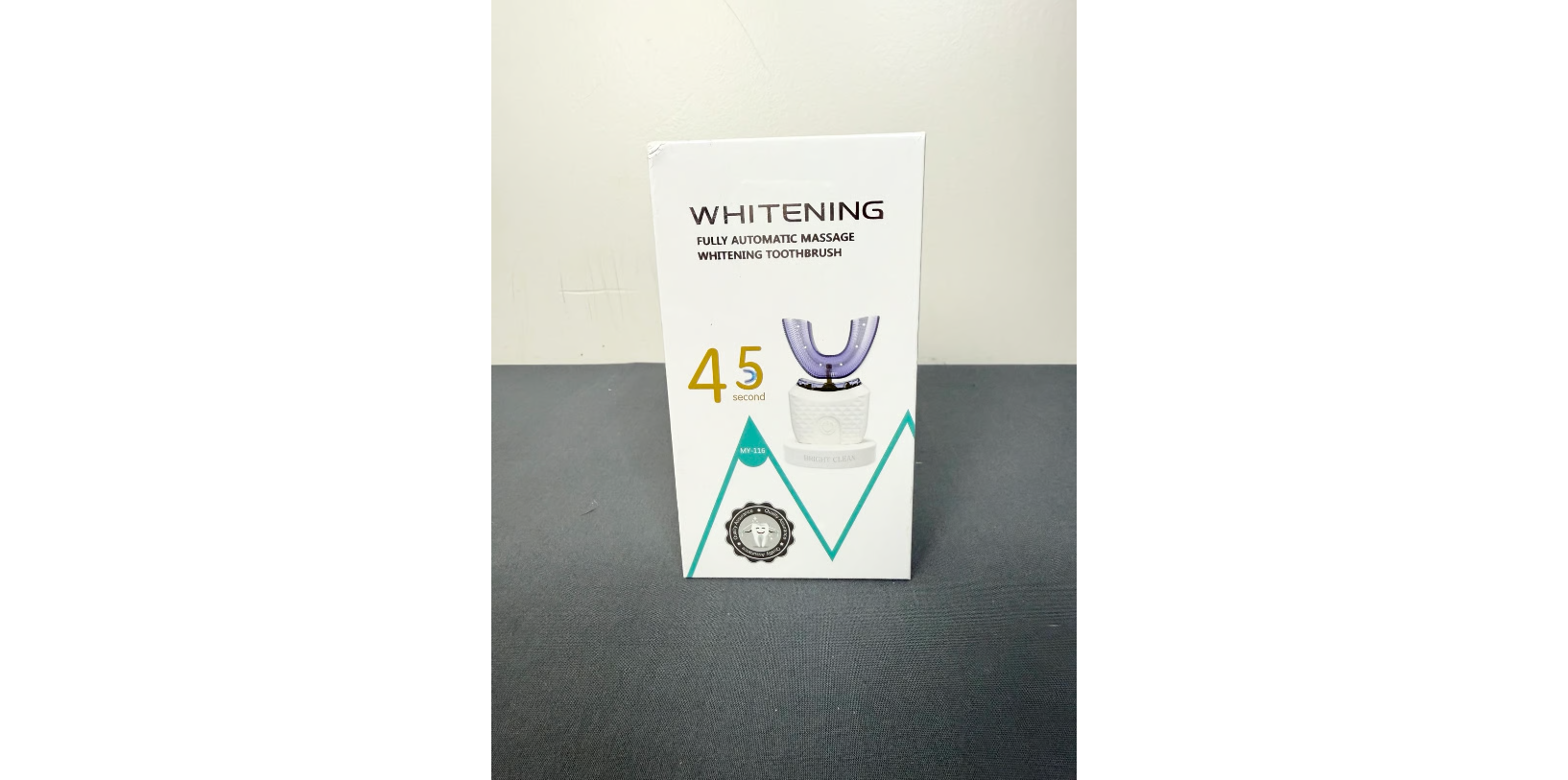 فرشاة أسنان لاسلكية لتبييض الأسنان أوتوماتيكية بالكامل مع خاصية التدليك