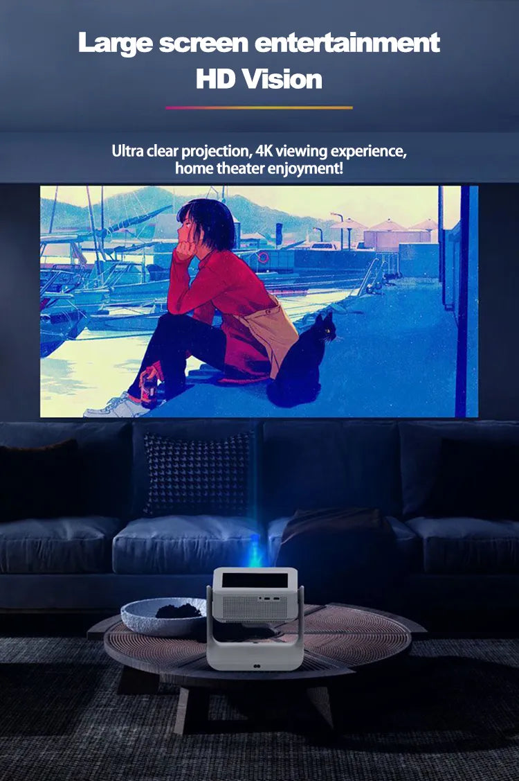 جهاز عرض متعدد الإمكانات بشاشة لمس تفاعلية